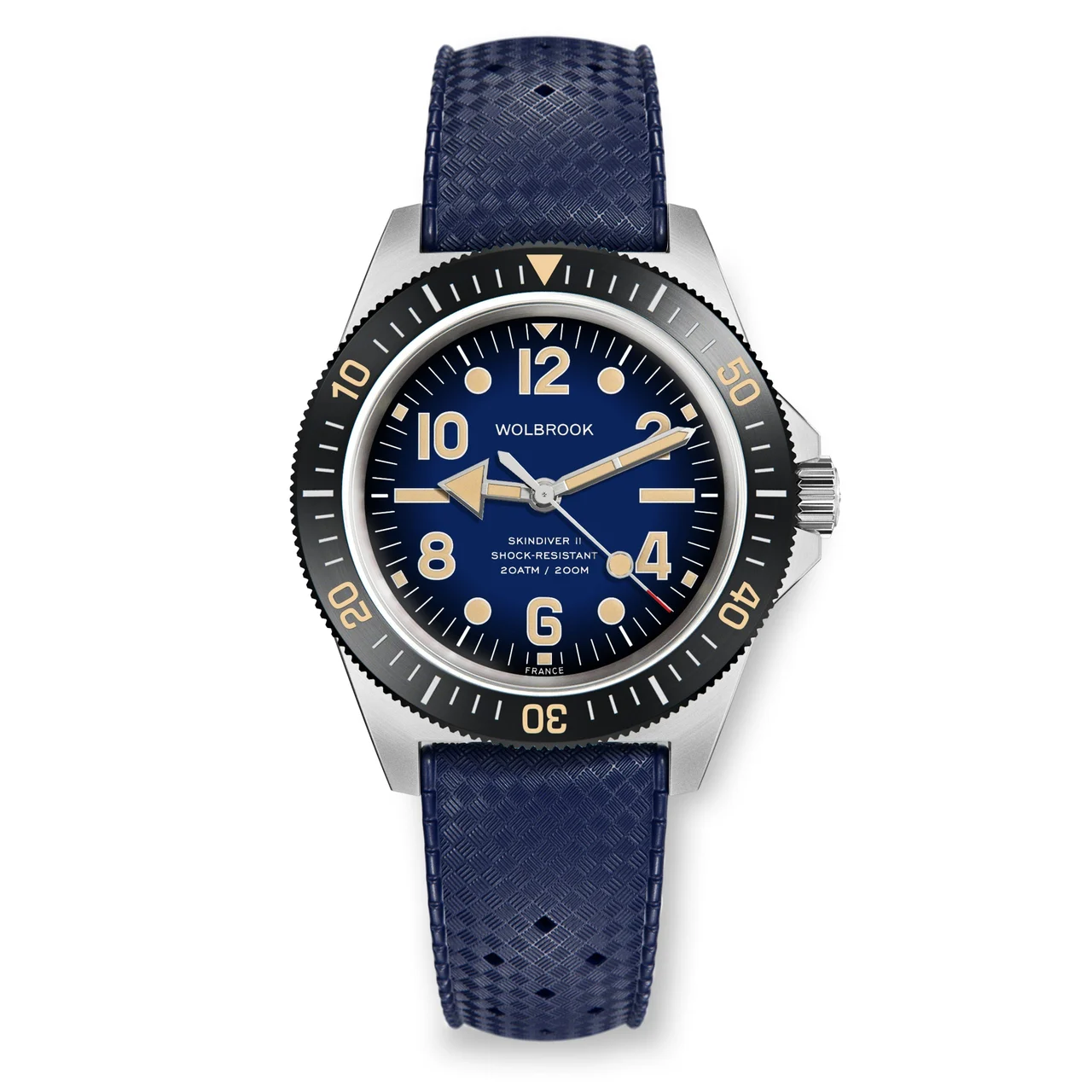 Wolbrook 23-S2AJ-034-RB1-BLU-CXO 48 mm kol saati
