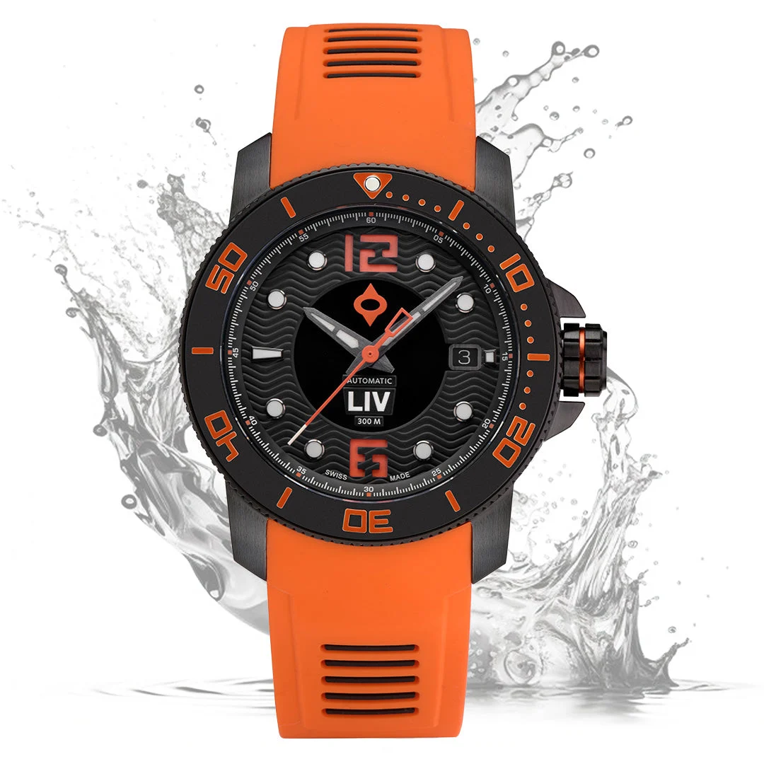 LIV Gx-Diver'S 8010.41.10.22SRB110 41 mm kol saati