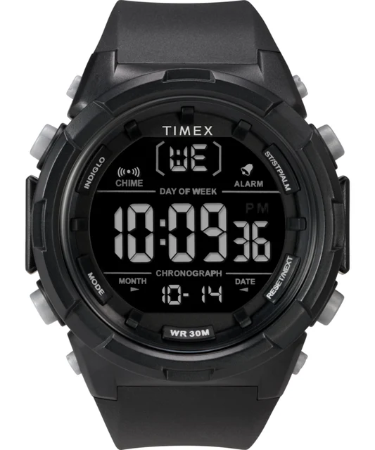 Timex Digital 50mm Resin Strap Watch TW5M62000 kol saati