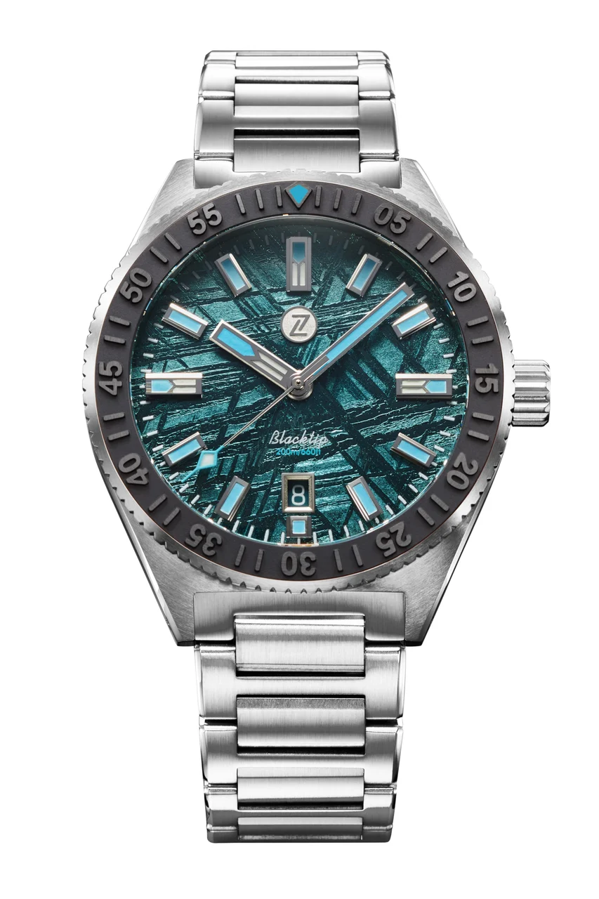 Zelos Blacktip 41mm SS Teal Meteorite 41 mm kol saati