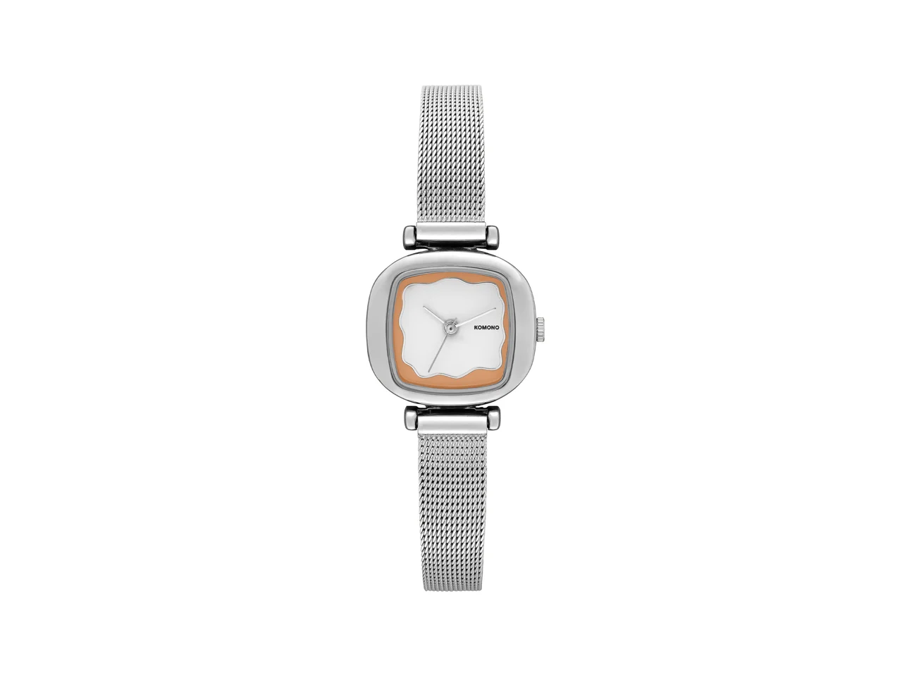 Komono Moneypenny Wave Royale Silver Blush KOM-W1330 kol saati