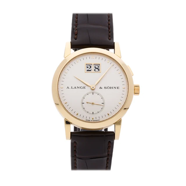 A. Lange & Sohne Lange & Söhne Saxonia 105.001 34MM Yellow Gold Champagne A. Lange & Söhne