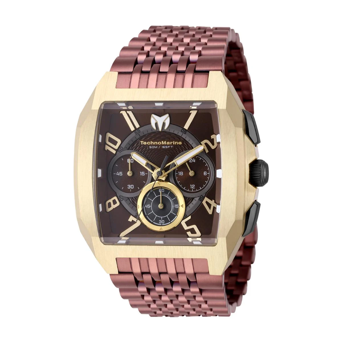 Technomarine Aqua Quadrant Watch - 41mm, Brown (TM-226021) 41 mm kol saati