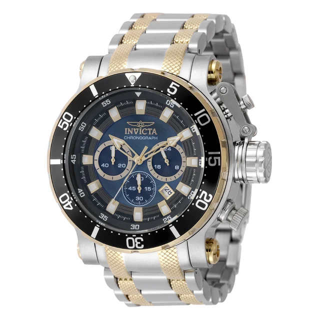 Invicta Coalition Forces Grand Scale Watch w/ Mother of Pearl Dial - 52mm. Gold. Steel (49