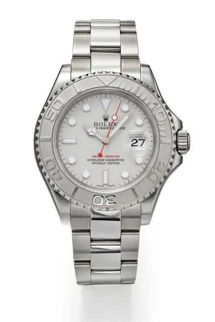 Rolex ROLEX REF. 16622 YACHT MASTER STEEL AND PLATINUM kol saati