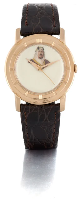 Universal UNIVERSAL, REF. 106525, ENAMEL DIAL OF KING SAUD BIN ABDUL AZIZ, PINK GOLD kol s
