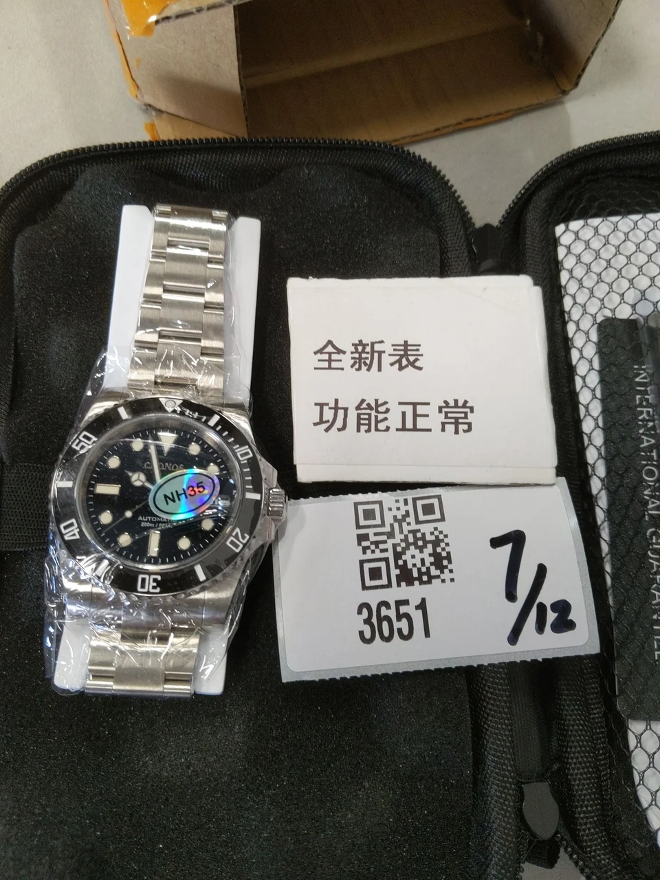 CRONOS Water Ghost PT5000 Dive Watch L6005 二手代发-Nancy-3651 47.8 mm kol saati