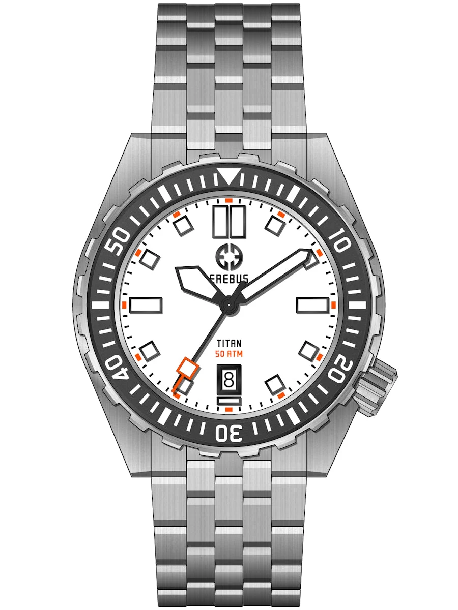 EREBUS Watches Eratnwht 44 mm kol saati