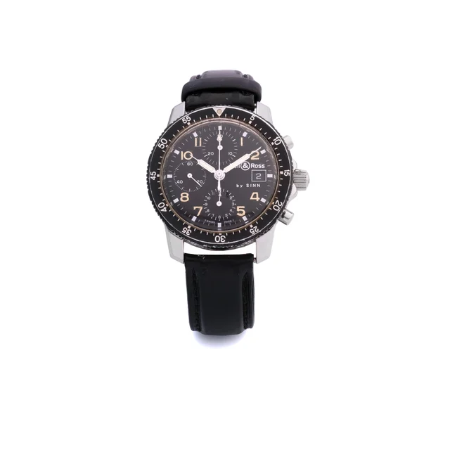 Bell & Ross By Sinn BELL & ROSS BY SINN, REF. 522 PILOT CHRONOGRAPH STAINLESS STEEL kol sa