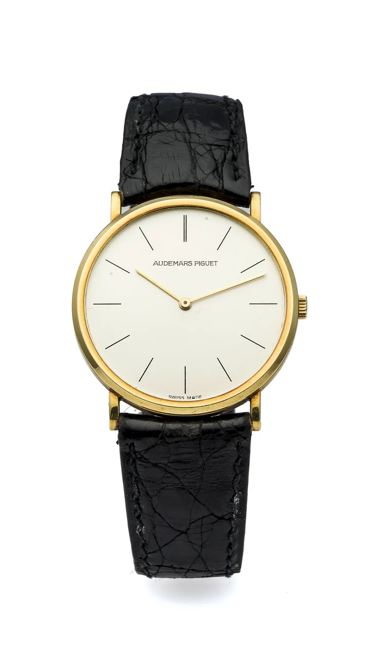 Audemars Piguet AUDEMARS PIGUET REF. 14791 YELLOW GOLD Fine, manual-winding, 18K yellow gold wristwatch. kol saati