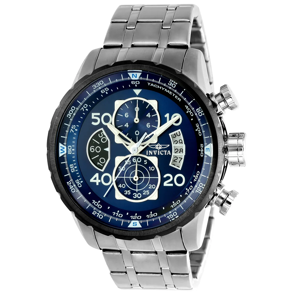 Invicta Aviator X Altium Watch - 48mm, Steel (22970) 48 mm kol saati