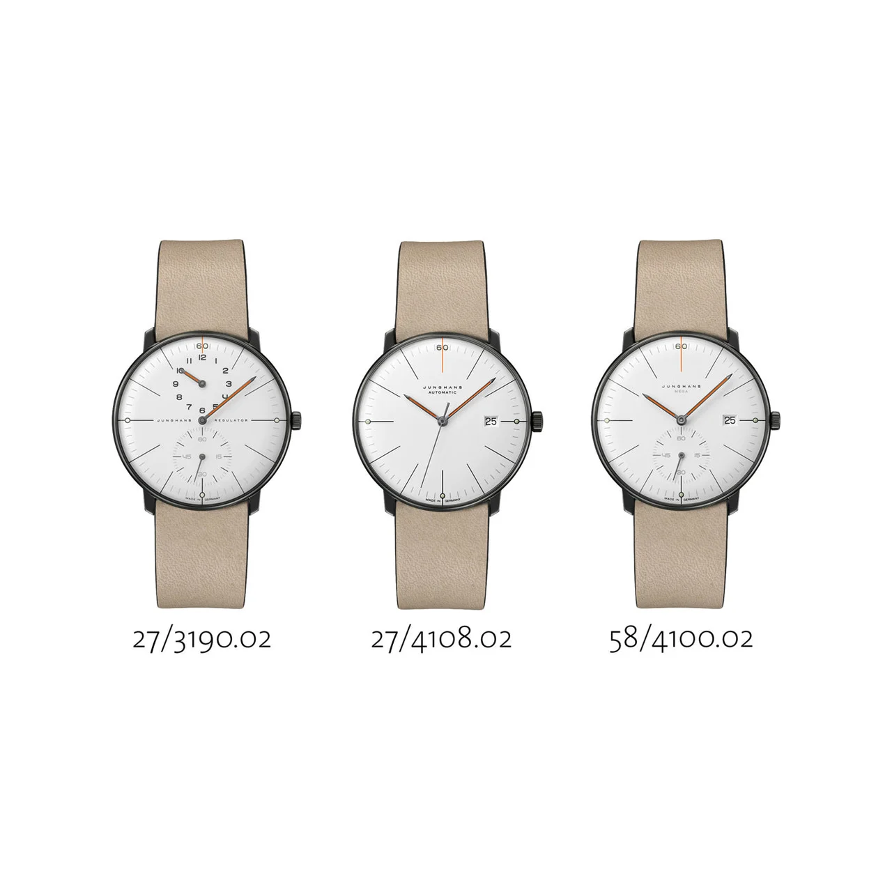 Junghans Max Bill Edition 60 Set 027/4109.00 38 mm kol saati