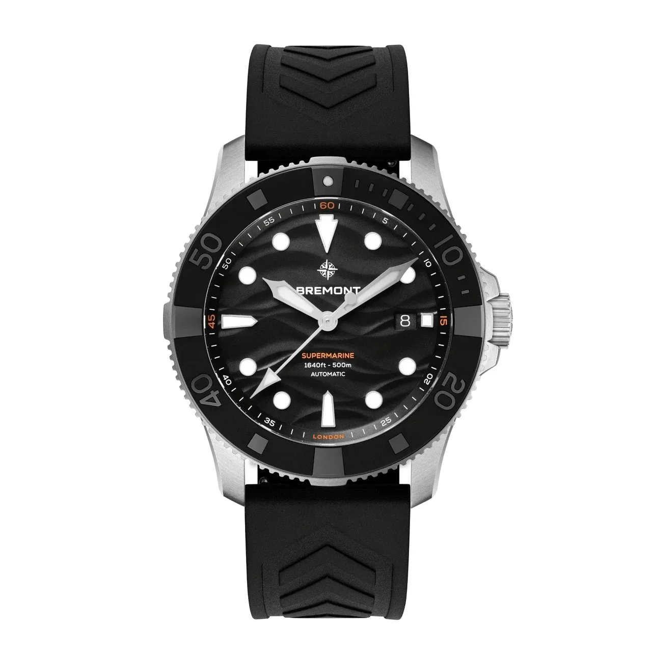 Bremont Supermarine SM43-DT-SS-BK-R-S 43 mm kol saati