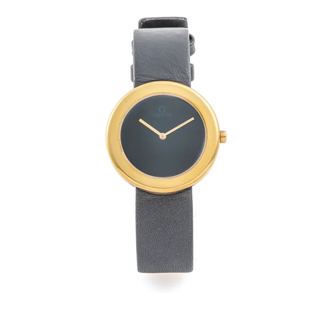 OMEGA OMEGA, REF. BJ 195.0430, ART MAXI OR, YELLOW AND WHITE GOLD kol saati