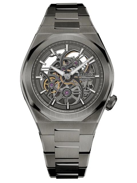 Ba111od Chapter 7 Chapter 7.15 Skeleton Gun - stainless steel bracelet kol saati