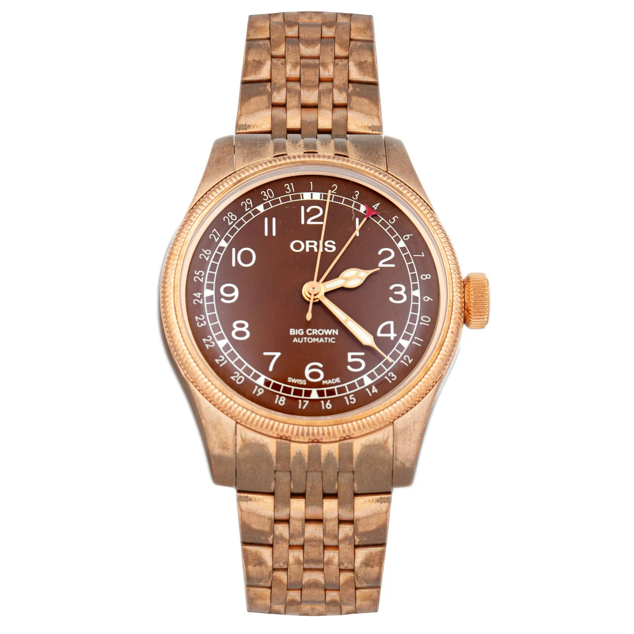 Oris Big Crown Pointer Date 700-06004 40 mm kol saati