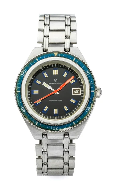 Universal Geneve Unisonic-Sub UNIVERSAL GENEVE UNISONIC-SUB REF. 852104 STEEL Fine and rar