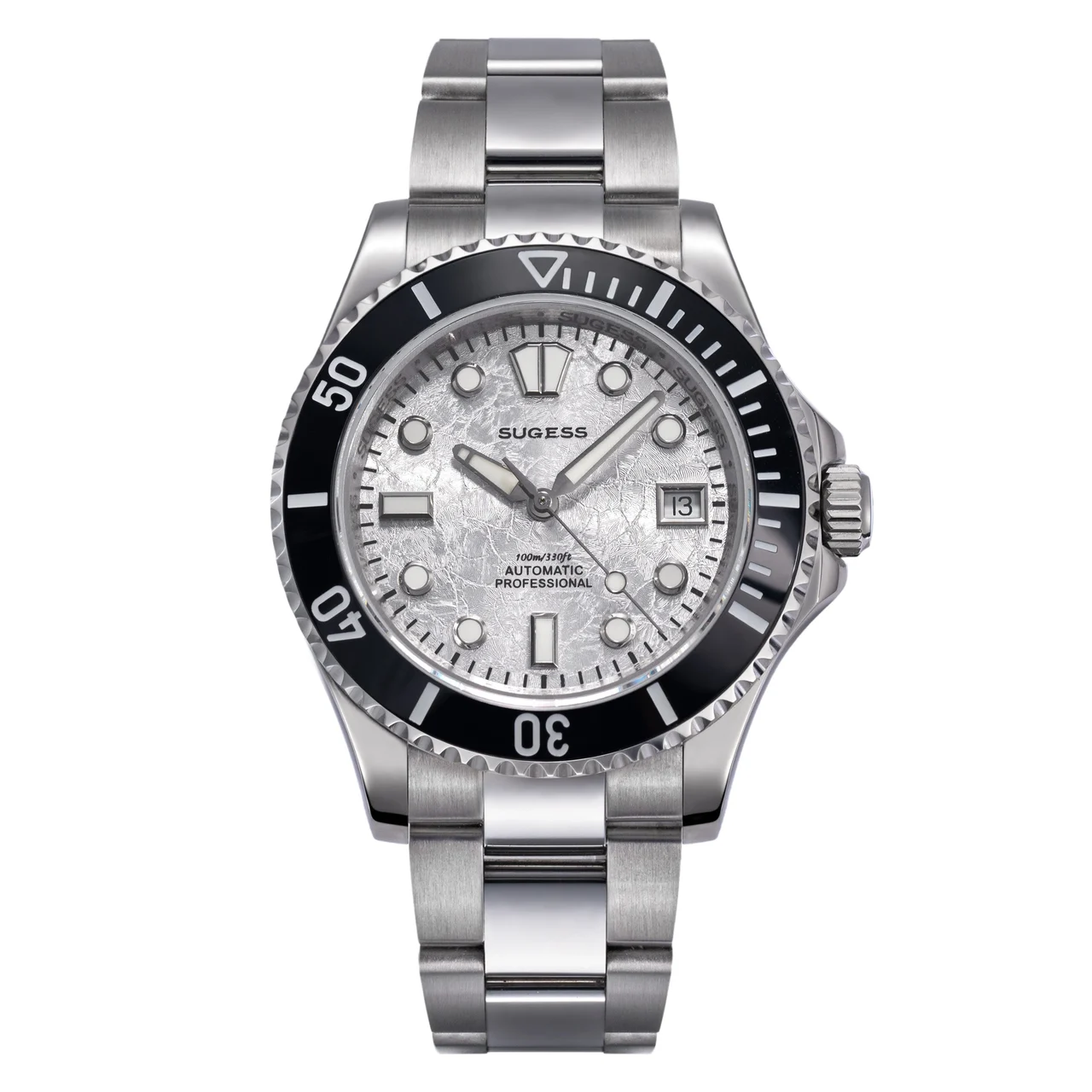 Sugess White Glacier Crackle Dial Automatic sugess-s476-white-glacier-crackle-dial-automatic 48.2 mm kol saati
