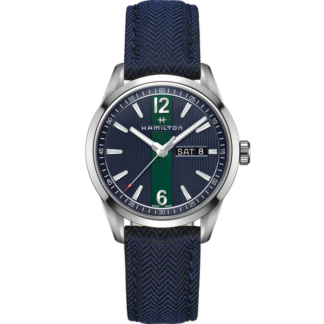 Hamilton Broadway Day Date Quartz H43311941 kol saati