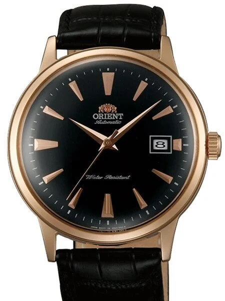 Orient Scratch and Dent - 2nd Generation Bambino Automatic Watch with Rose Goldtone Case a
