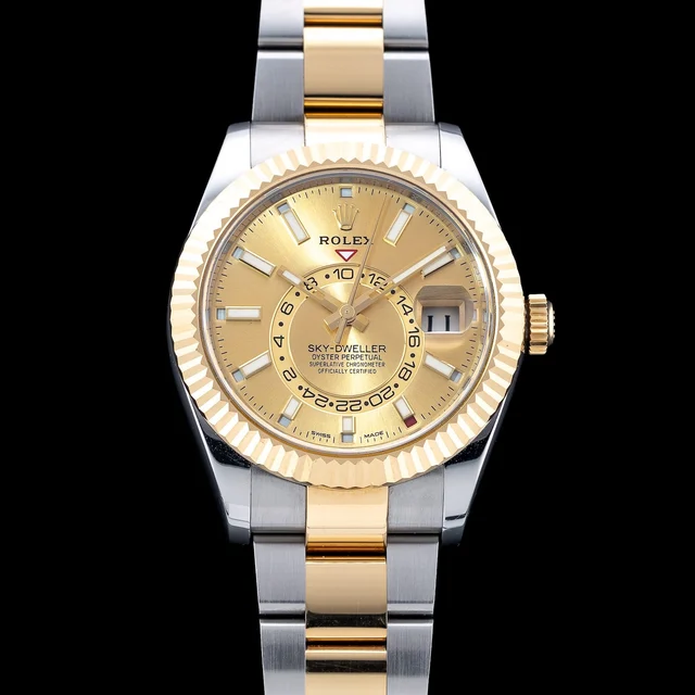 Rolex Sky-Dweller Champagne Dial 210009N43530 kol saati