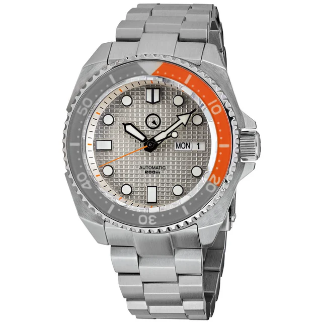 Islander Waffle Dial Automatic Dive Watch with AR Double-Dome Sapphire Crystal, and Lumino
