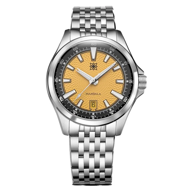 Second Hour Mandala Mk3 Watch with Bumblebee Dial #SEC-HOU-15 kol saati