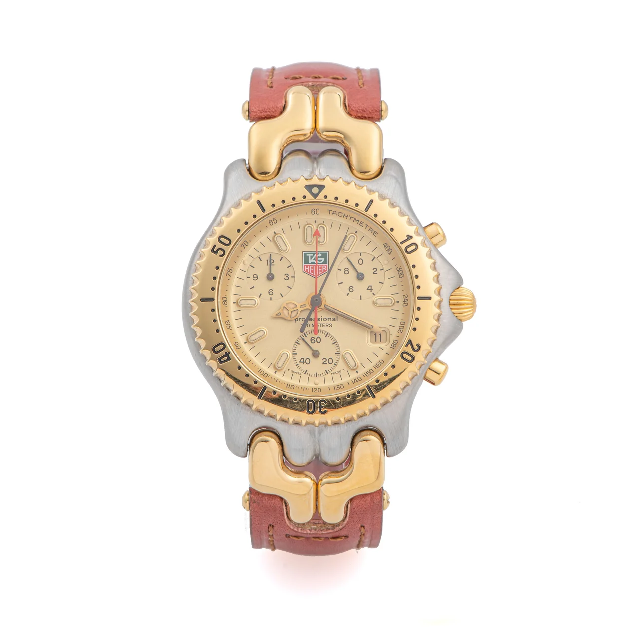 Tag Heuer TAG HEUER, REF. CG 1121, CHRONOGRAPH, STEEL AND GOLD kol saati
