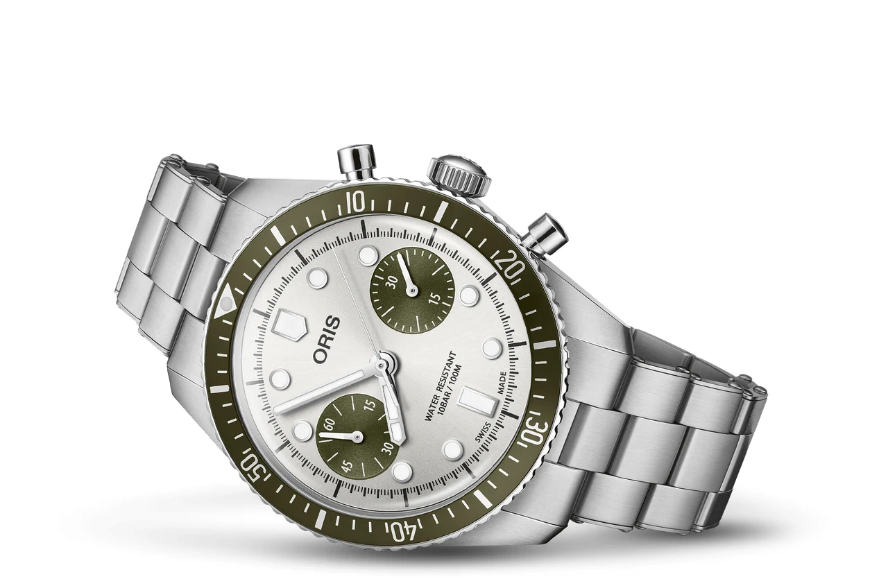 Oris Divers Sixty-Five Chronograph 01 771 7791 4051-07 8 20 18 40 mm kol saati