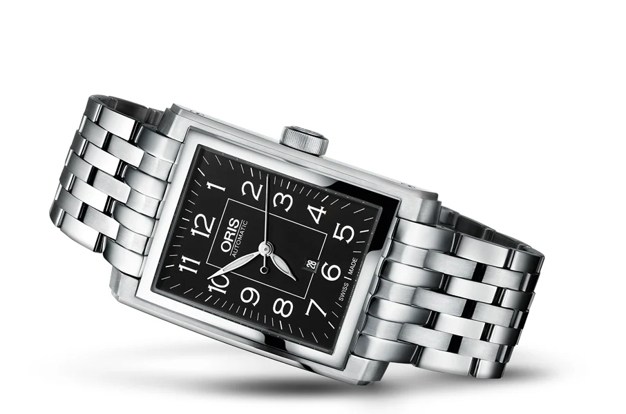 Oris Rectangular Date 01 561 7657 4034-07 8 21 82 30 mm kol saati