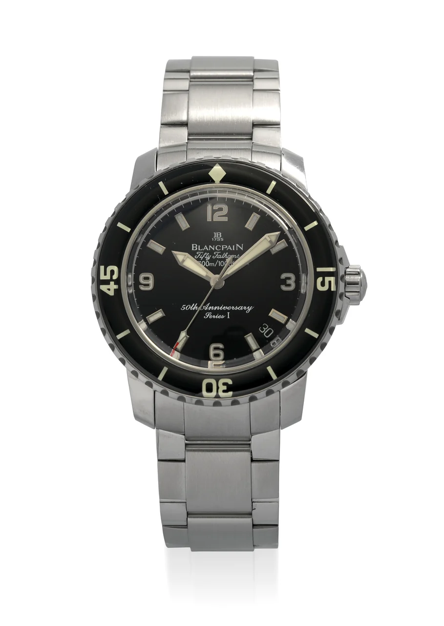 Blancpain BLANCPAIN, REF. 2200A-1130-71, FIFTY FATHOMS 50TH ANNIVERSARY SERIES I, STAINLESS STEEL kol saati