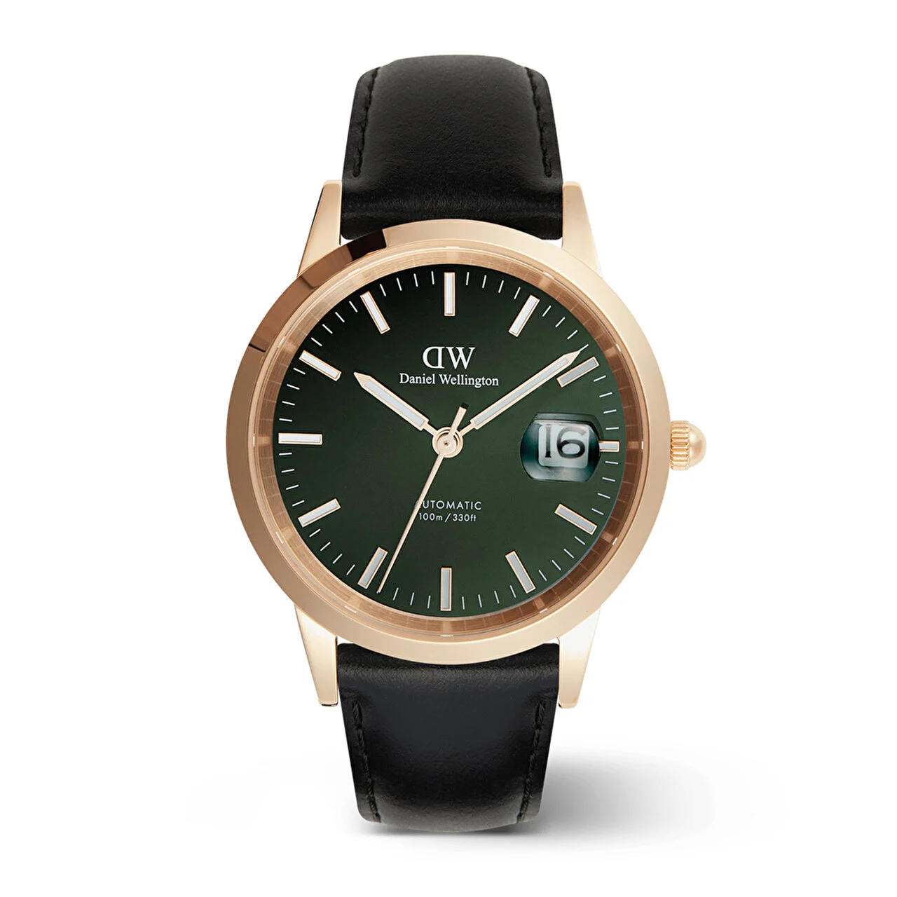 DANIEL WELLINGTON Iconic Sheffield Automatic Rose Gold DW00600757 40 mm kol saati