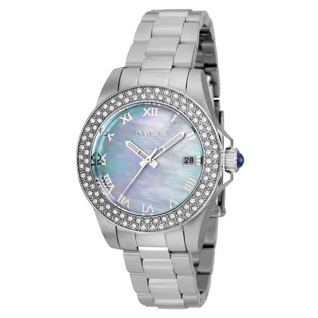 Invicta Angel Watch w/ Mother of Pearl Dial - 34mm, Steel (36071) kol saati
