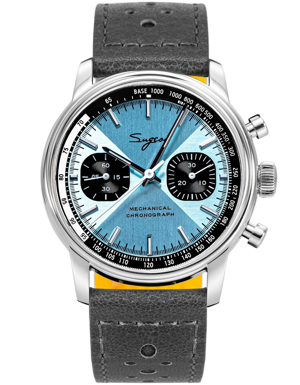 Sugess Chrono Heritage S438-2.02.Y 41 mm kol saati