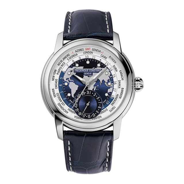 Frederique Constant Worldtimer Manufacture ( New ) FC-718NWWM4H6 kol saati