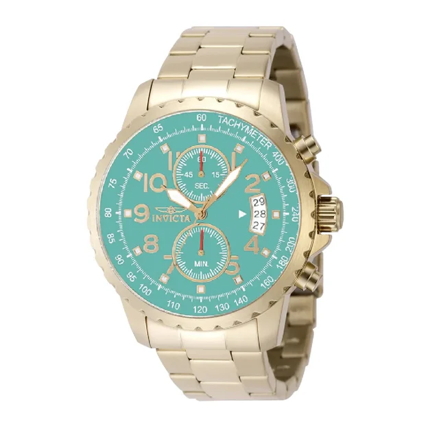 Invicta Specialty Veloquence Watch - 47mm, Gold (69794) kol saati