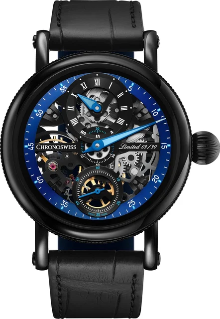 ChronoSwiss Regulator CH-6725S-BKBL kol saati