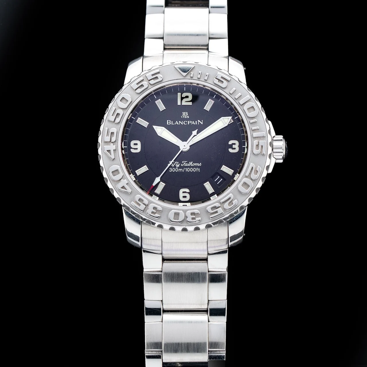 Blancpain Fifty Fathoms Specialties Divers Steel 210009N33161 40 mm kol saati
