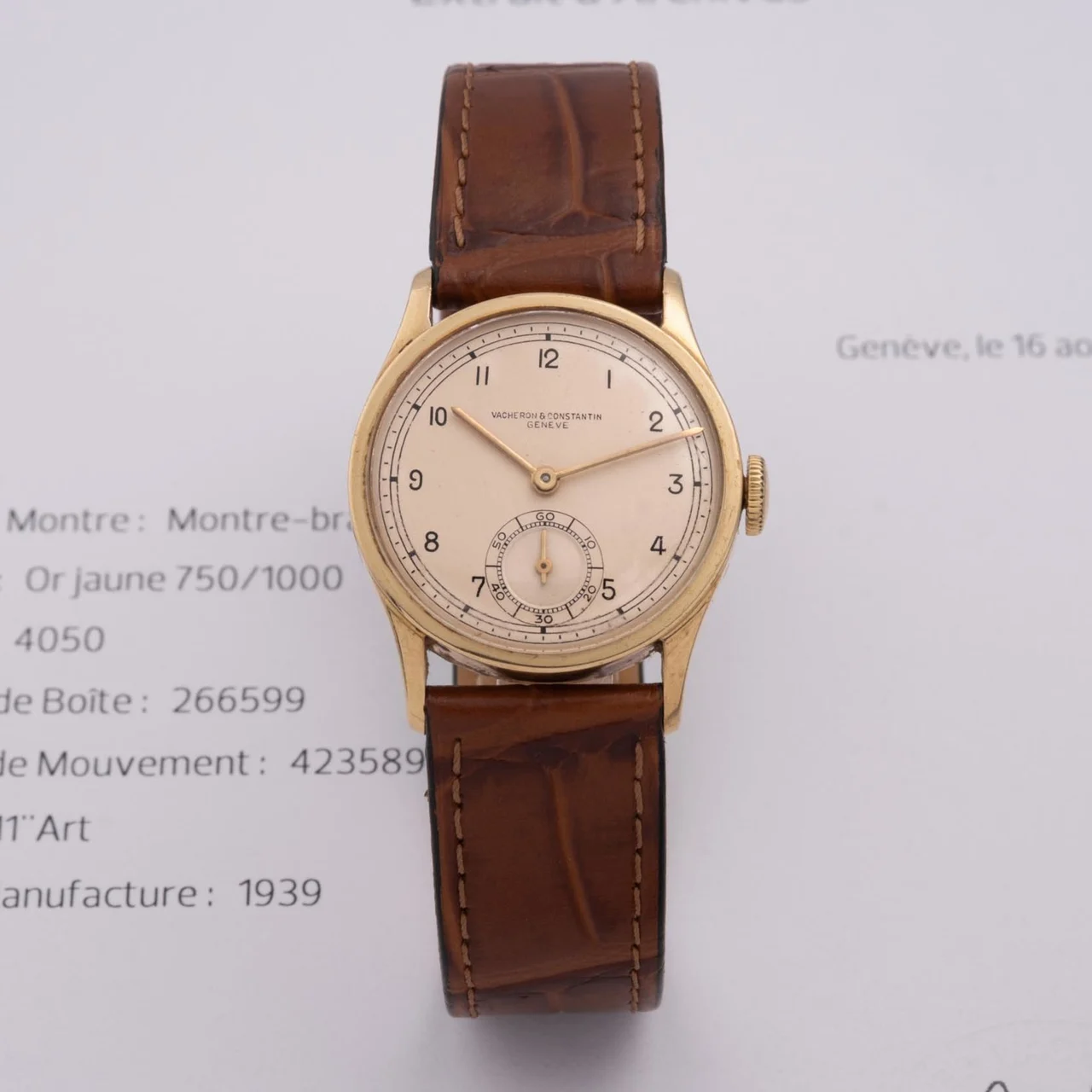 Vacheron Constantin Switzerland 4050 kol saati