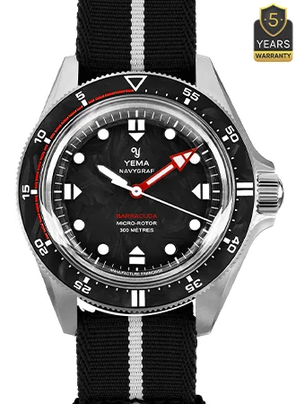 Yema Navygraf Barracuda CMM.20 - Nylon - Ltd Ed 400pcs 21.26.20.66.SNL.D6/YM kol saati
