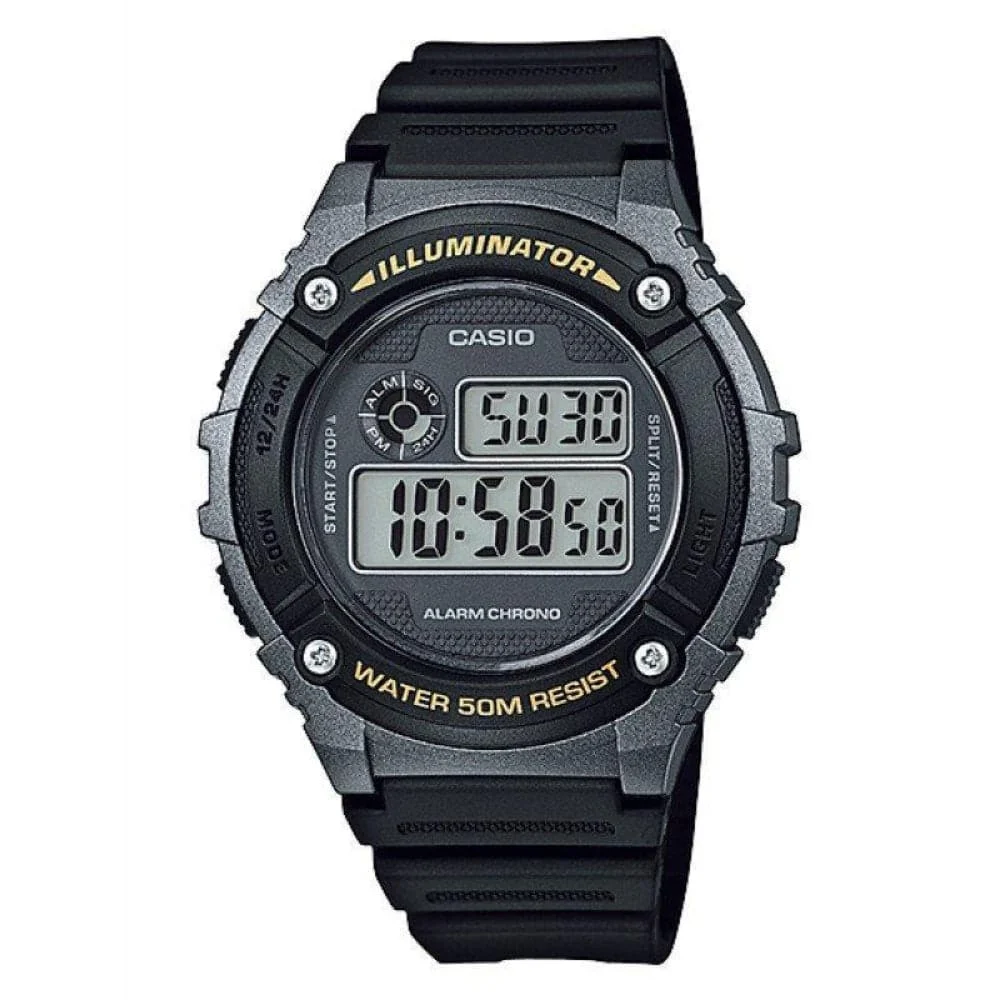 Casio W-216H-1BVDF-P 44 mm kol saati