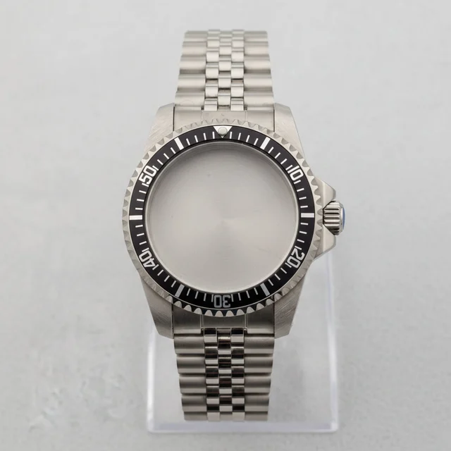 Tandorio Vintage Submariner Watch Case Stainless Steel Sapphire 10ATM Fitting NH35/NH36 NH