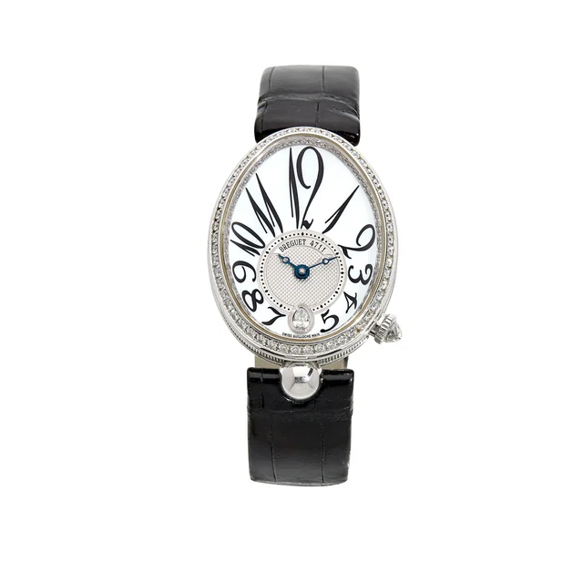 Breguet Ref. 8918, Reine de Naples, White gold and diamonds set kol saati