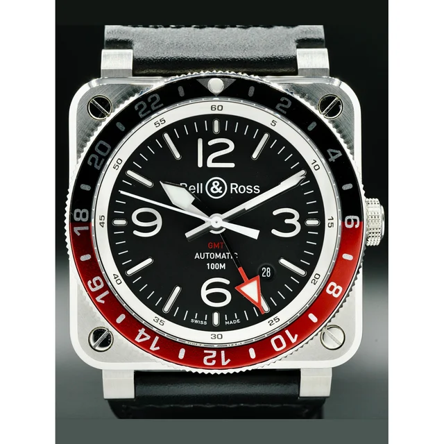 Bell & Ross Gmt BR0393-BL-ST/SCA 210000025171 kol saati