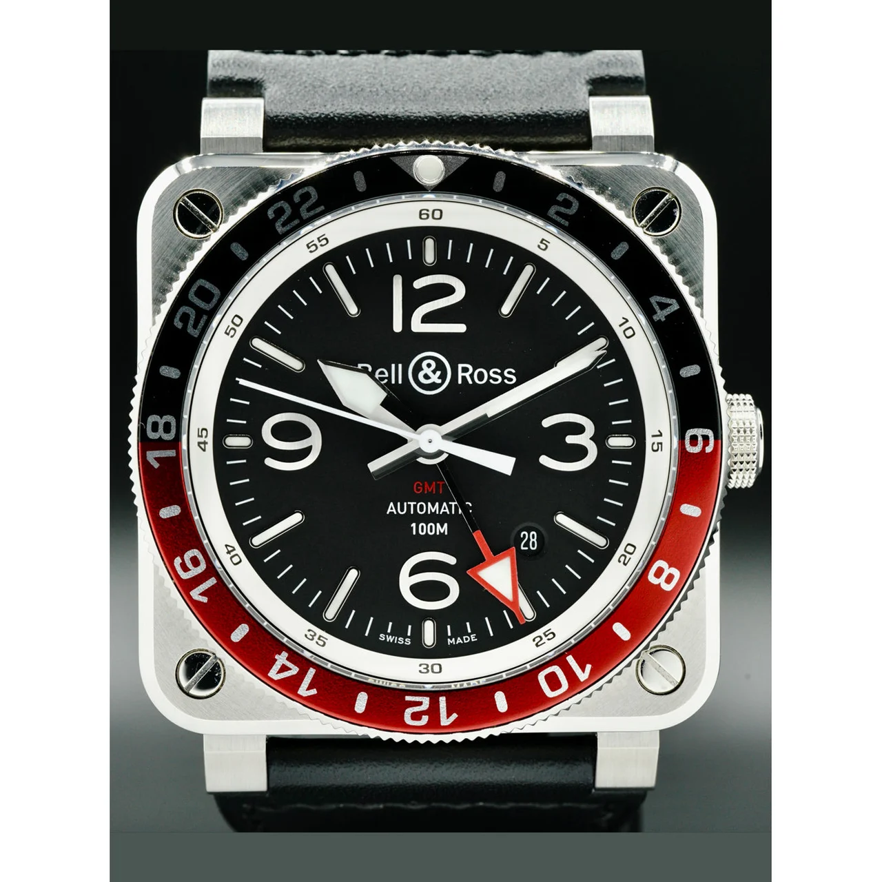 Bell & Ross Gmt BR0393-BL-ST/SCA 210000025171 42 mm kol saati