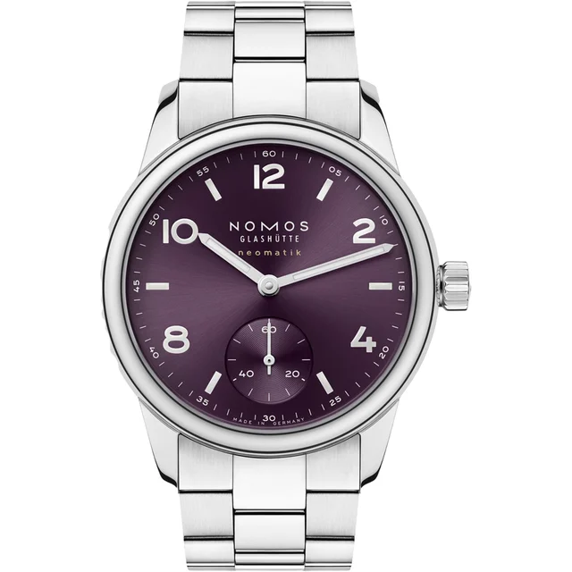 NOMOS Glashütte Club Sport Neomatik 34 Purple 757 kol saati
