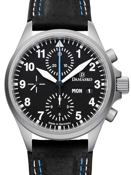 Damasko Swiss Valjoux 7750 Chronograph with a 60-Minute Stopwatch and 12-Hour Totalizer #D