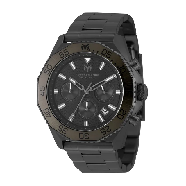 Technomarine Mare Vivo Watch - 44mm. Black (TM-225092) kol saati
