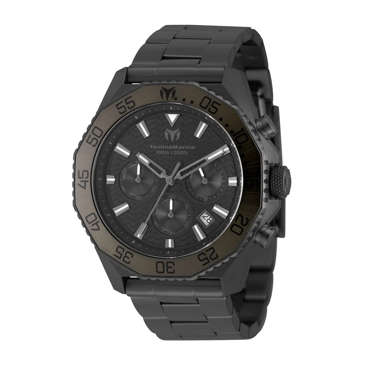 Technomarine Mare Vivo Watch - 44mm. Black (TM-225092) 44 mm kol saati