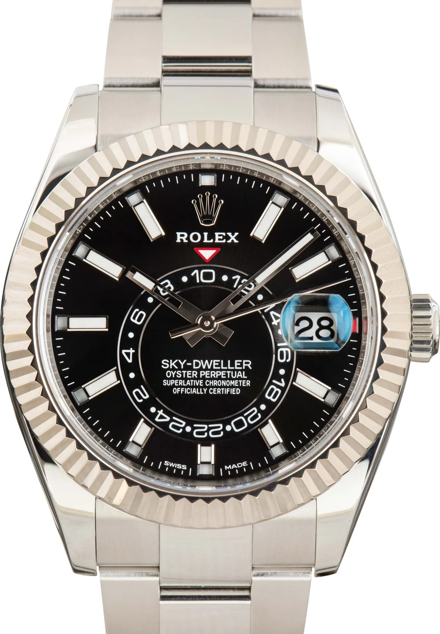 Rolex Sky-Dweller 326934 Black Dial 326934BKSO 42 mm kol saati